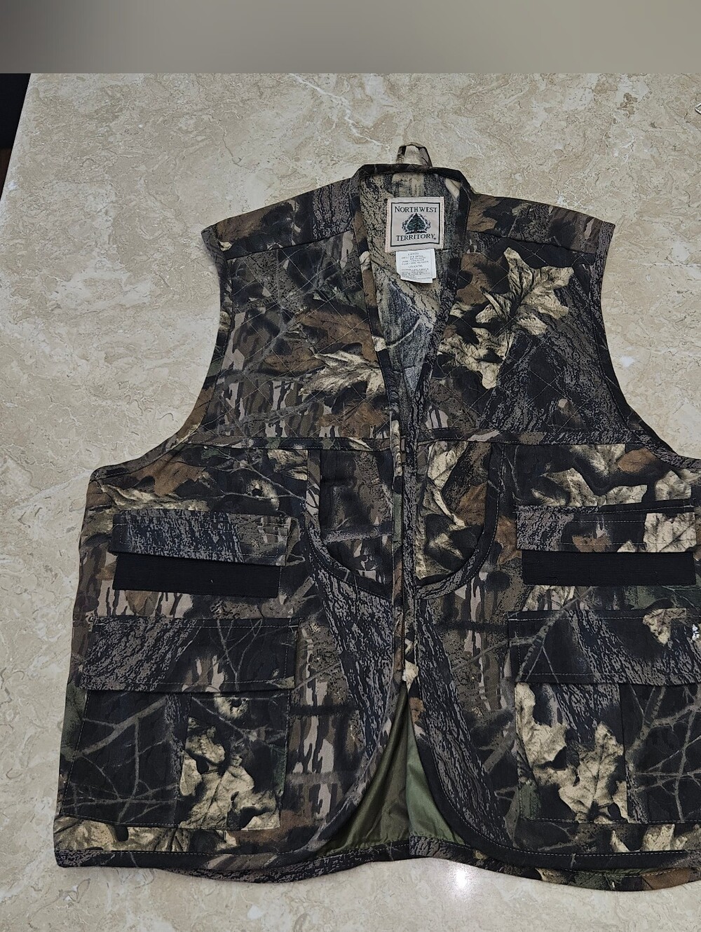 Northwest Territory Green and Brown Camo Hunting Vest